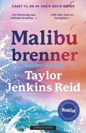 Omslag: "Malibu brenner" av Taylor Jenkins Reid