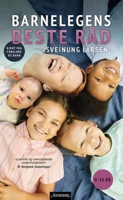 Omslag: "Barnelegens beste råd" av Sveinung Larsen