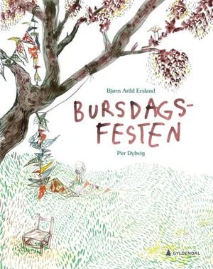 Omslag: "Bursdagsfesten" av Bjørn Arild Ersland