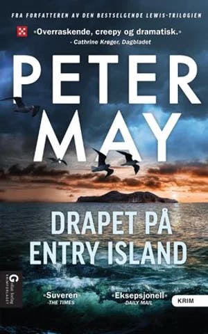 Omslag: "Drapet på Entry Island" av Peter May