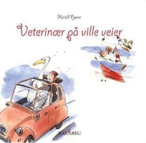 Omslag: "Veterinær på ville veier" av Harald Fjøsne