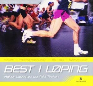 Omslag: "Best i løping" av Halvor Lauvstad