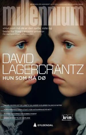 Omslag: "Hun som må dø" av David Lagercrantz