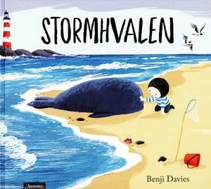 Omslag: "Stormhvalen" av Benji Davies