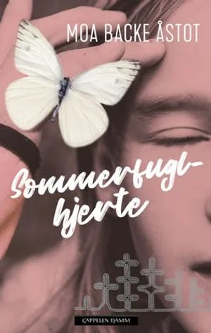 Omslag: "Sommerfuglhjerte" av Moa Backe Åstot
