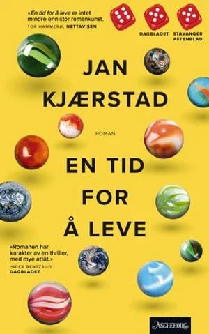 Omslag: "En tid for å leve : roman" av Jan Kjærstad